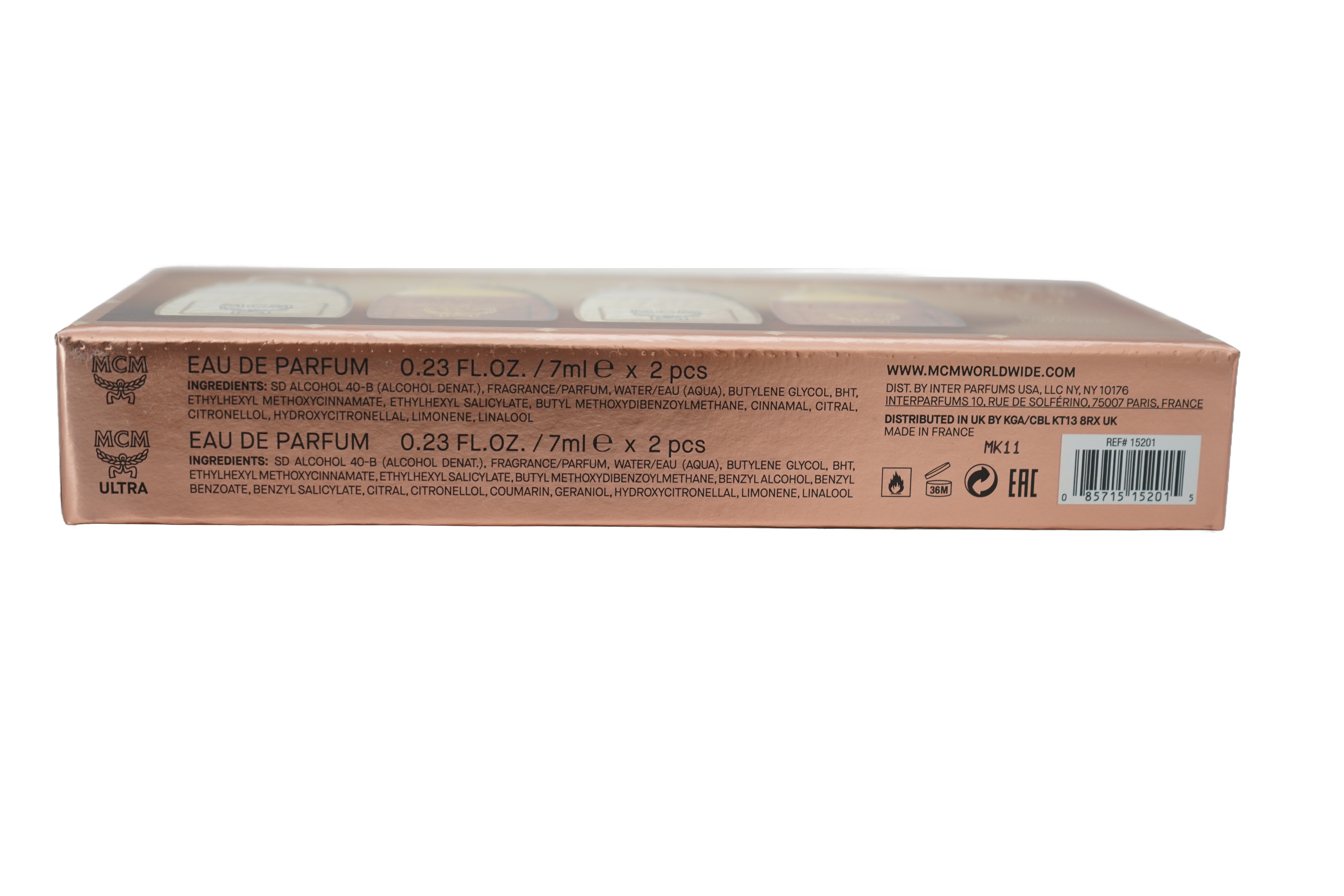 MCM Miniatures Collection – Eau de Parfum & Ultra Eau de Parfum, 4×7 ml