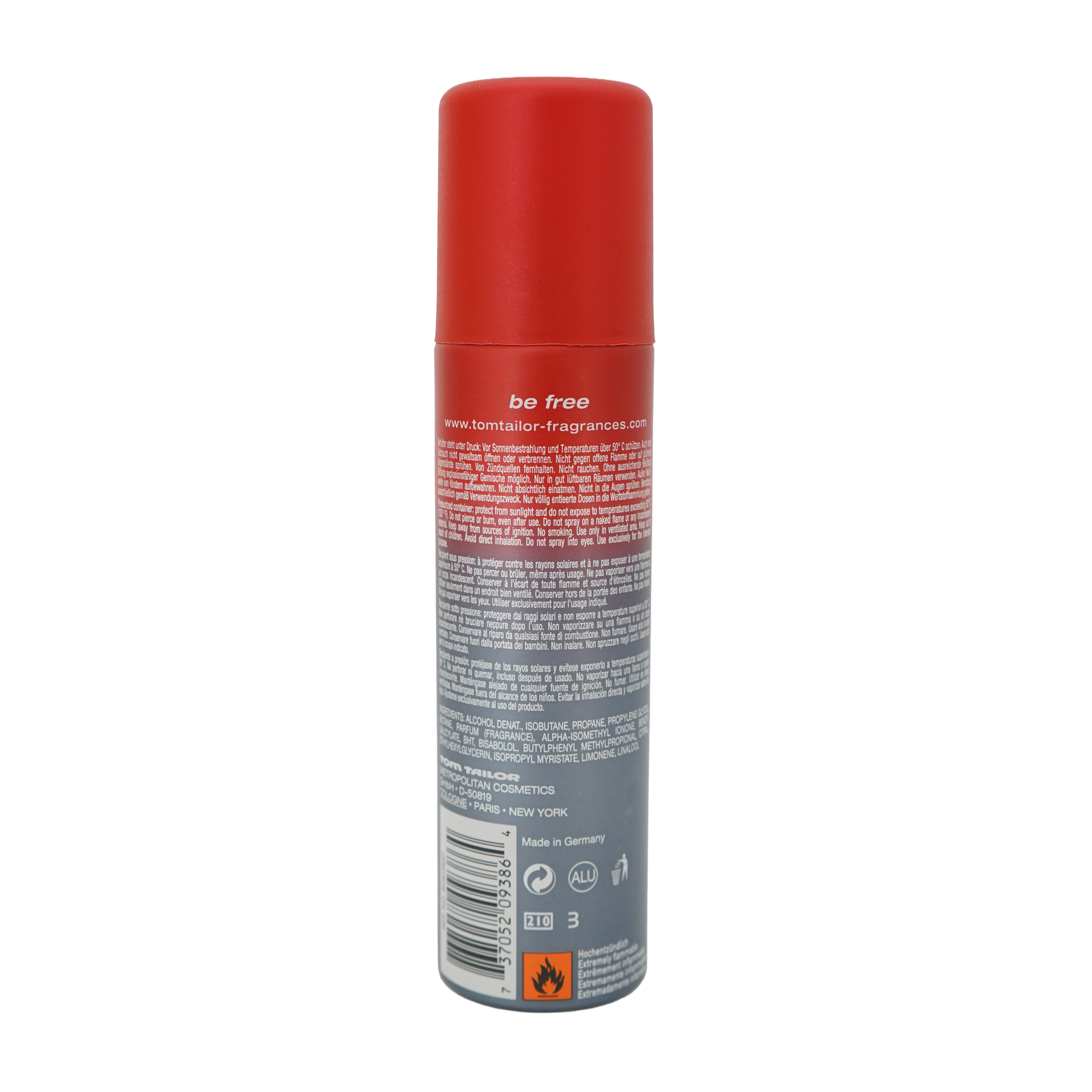 Tom Tailor Speedlife Man Deodorant Spray – 5 STK x 150 ml