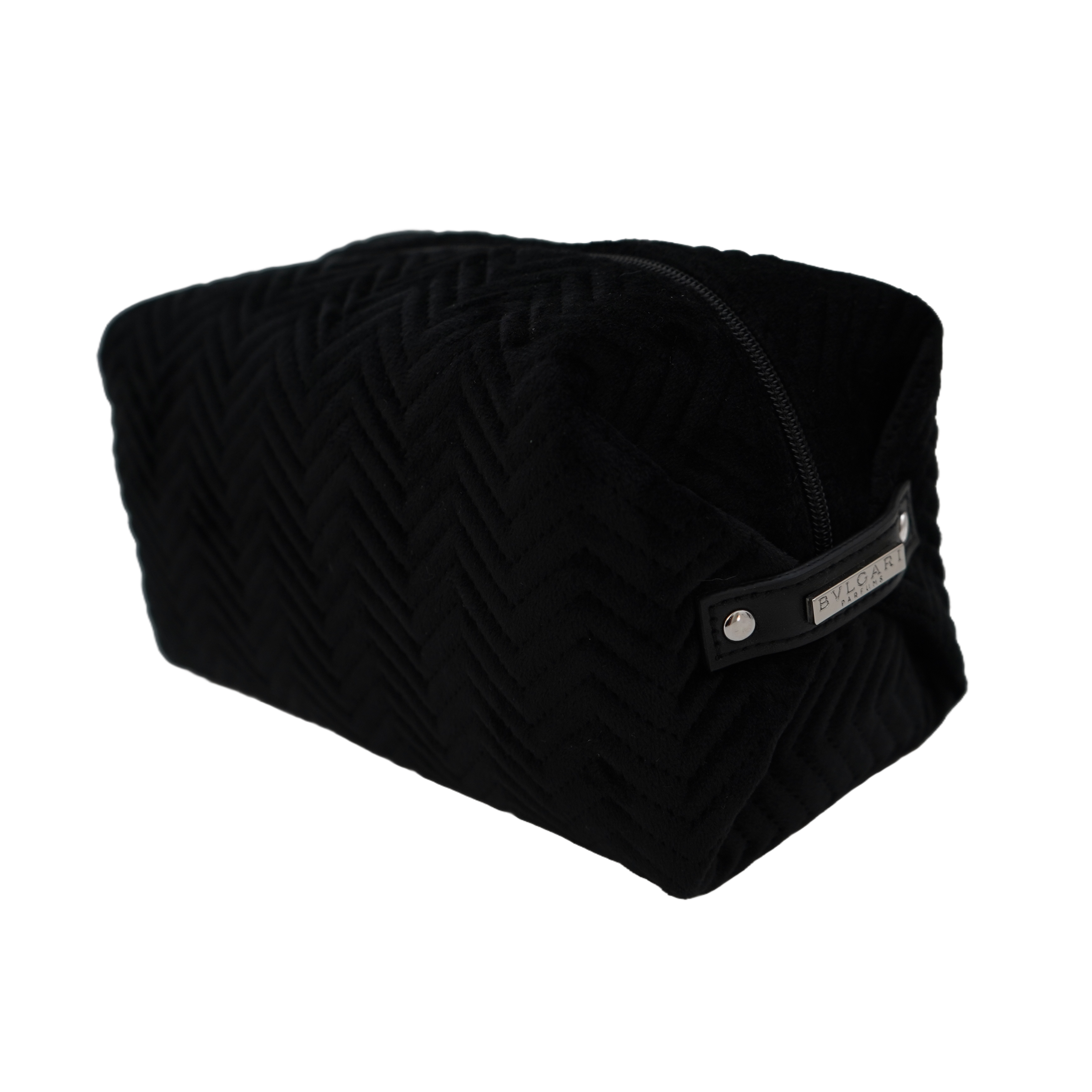 Bvlgari Parfums Kosmetiktasche Schwarz – Luxus Make-up